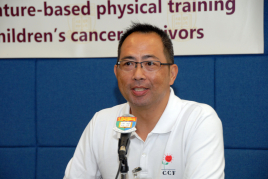 Mr James Wong, Community Services Manager of Children’s Cancer Foundation said that the foundation organises many physical activities, such as CCF Sports Day, Outward Bound Challenging Camp, Training in Adventureship and Family Trail Walk, to help the children’s cancer survivors. 